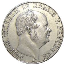 Монета 1 талер 1858 года Германские государства — Пруссия («Горный талер») (реверс)