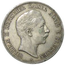 Монета 5 марок 1908 года A Германия (Пруссия) (аверс)