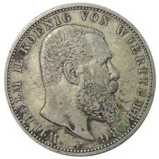 Монета 5 марок 1902 года F Германия (Вюртемберг) (аверс)
