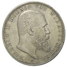 Монета 5 марок 1903 года F Германия (Вюртемберг) (аверс)