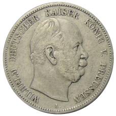 Монета 5 марок 1874 года A Германия (Пруссия) (аверс)