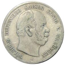 Монета 5 марок 1876 года C Германия (Пруссия) (аверс)