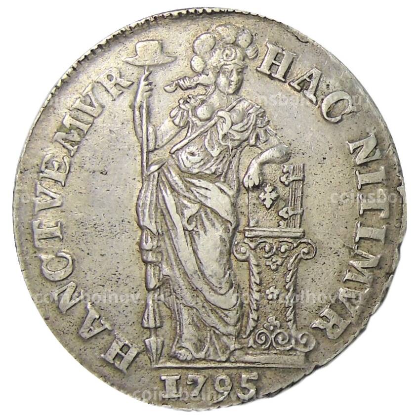 Монета 3 гульдена 1795 года Голландская республика (Нидерланды)