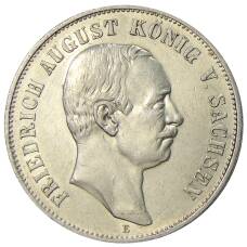 Монета 5 марок 1907 года E Германия (Саксония) (аверс)