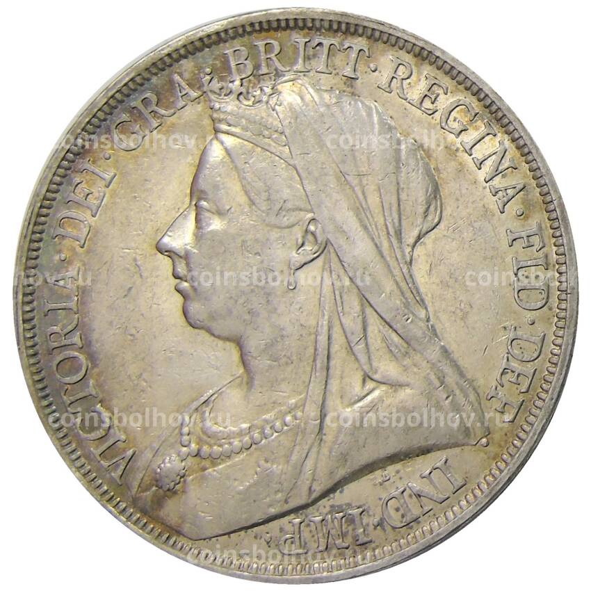 Монета 1 крона 1893 года Великобритания (вид 2)