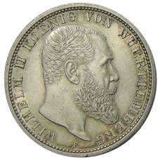 Монета 2 марки 1912 года F Германия (Вюртемберг) (аверс)