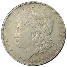 Монета 1 доллар 1879 года S США — Доллар Моргана (аверс)