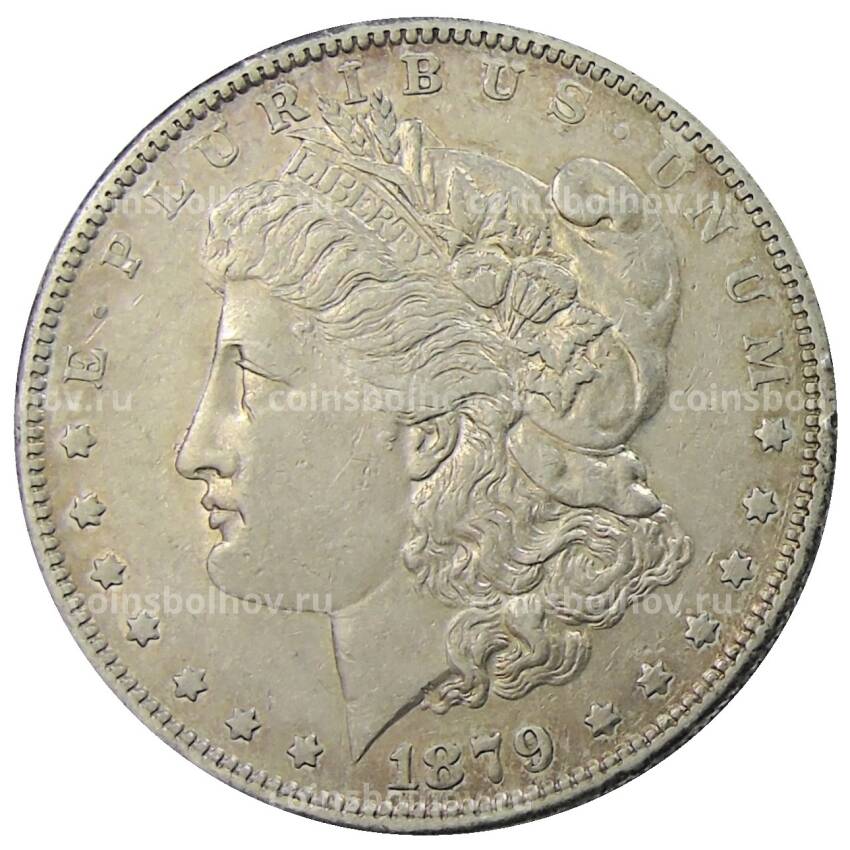Монета 1 доллар 1879 года S США — Доллар Моргана