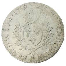 Монета 1 экю 1789 года I Франция (реверс)