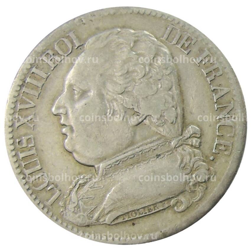 Монета 5 франков 1814 года М Франция