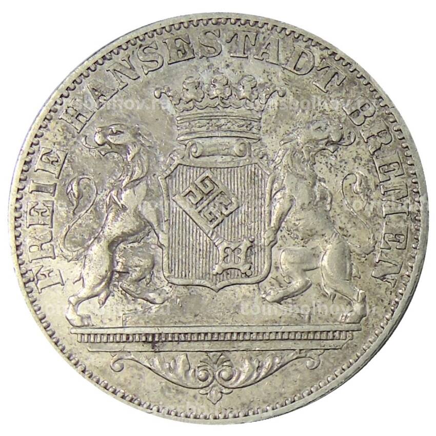 Монета 36 гротенов 1859 года  Германские государства — Бремен (вид 2)