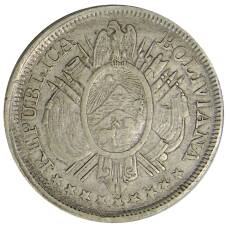 Монета 50 сентаво 1894 года Боливия (реверс)