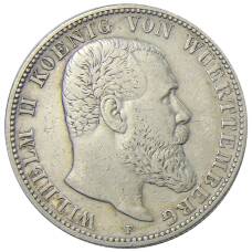 Монета 2 марки 1906 года F Германия (Вюртемберг) (аверс)
