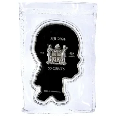 Монета 50 центов 2024 года Фиджи «Робокоп» (реверс)