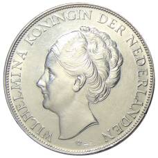 Монета 2 1/2 гульдена 1937 года Нидерланды (реверс)