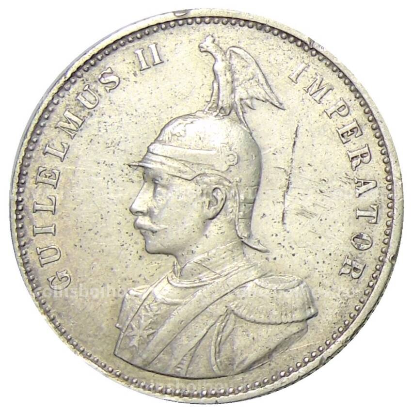 Монета 1 рупия 1910 года J Германская Африка (вид 2)
