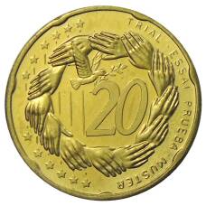 Монета 20 евроцентов 2004 года  Мальта (Проба,Unusual) (реверс)