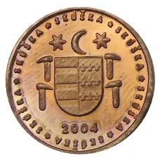 Монета 1 евроцент 2004 года  Словакия (Ceros,Проба,Unusual) (аверс)