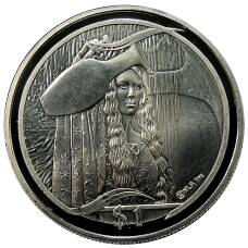 Монета 1 доллар 2003 года Новая Зеландия — Властелин колец «Зеркало Галадриэль» (аверс)