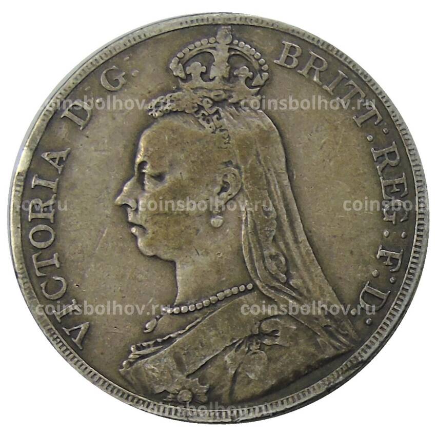 Монета 1 крона 1890 года Великобритания (вид 2)