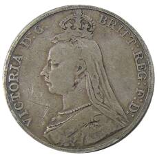 Монета 1 крона 1891 года Великобритания (реверс)