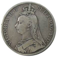 Монета 1 крона 1892 года Великобритания (реверс)