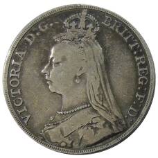 Монета 1 крона 1892 года Великобритания (реверс)