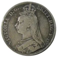 Монета 1 крона 1892 года Великобритания (реверс)