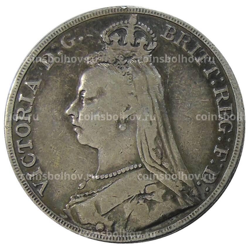 Монета 1 крона 1892 года Великобритания (вид 2)