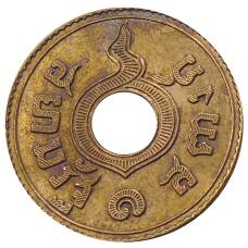 Монета 1 сатанг 1929 года Таиланд (реверс)