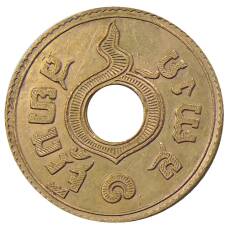 Монета 1 сатанг 1927 года Таиланд (реверс)