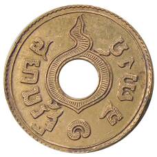 Монета 1 сатанг 1929 года Таиланд (реверс)