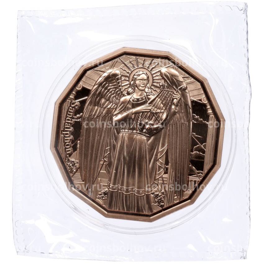 Монета 20 центов 2024 года Самоа «Архангел Сандальфон»