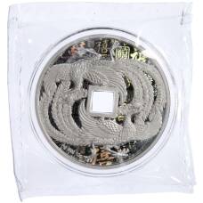 Монета 1 доллар 2023 года Самоа «На счастье — Дракон и феникс» (аверс)