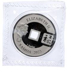 Монета 1 доллар 2023 года Самоа «Повышение — Олени» (реверс)