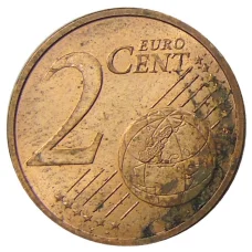 Монета 2 евроцента 2011 года Франция (реверс)