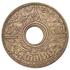 Монета 1 сатанг 1941 года Таиланд (аверс)