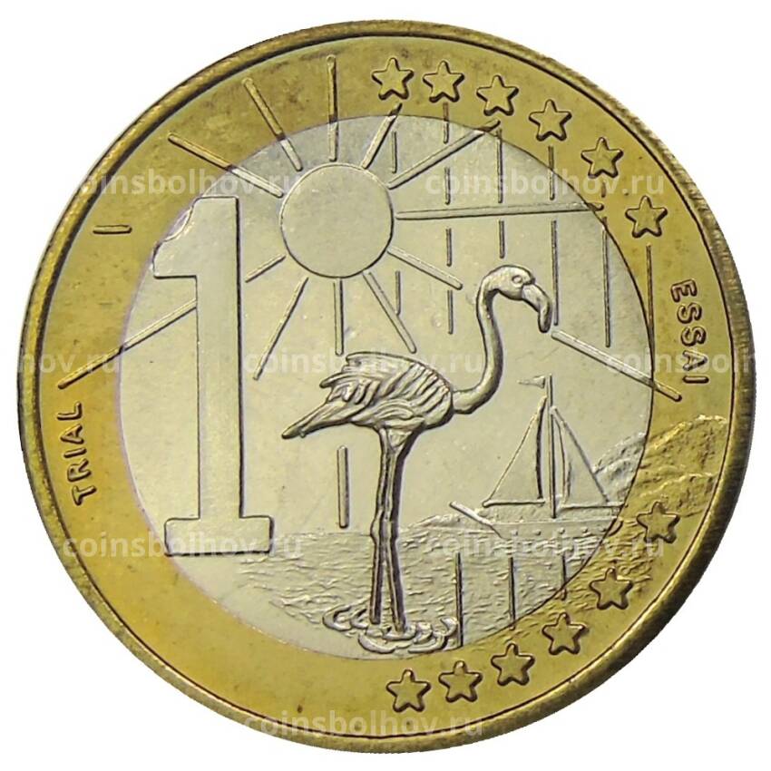 Монета 1 евро 2005 года Суринам (Проба, Unusual) — 30 лет независимости (вид 2)