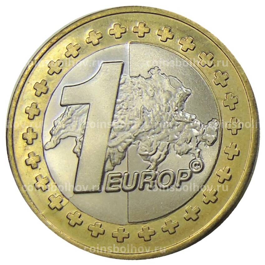 Монета 1 евро 2003 года  Швейцария (Проба, Unusual) (вид 2)