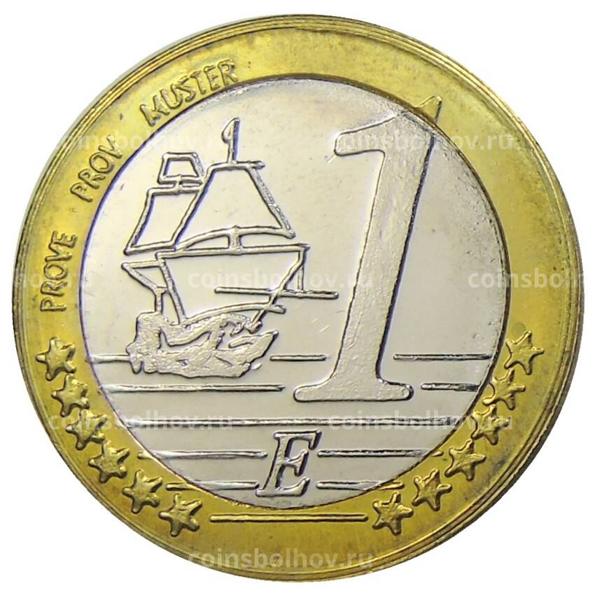 Монета 1 евро 2005 года Данциг — Гданьск  (Проба,Unusual) (вид 2)