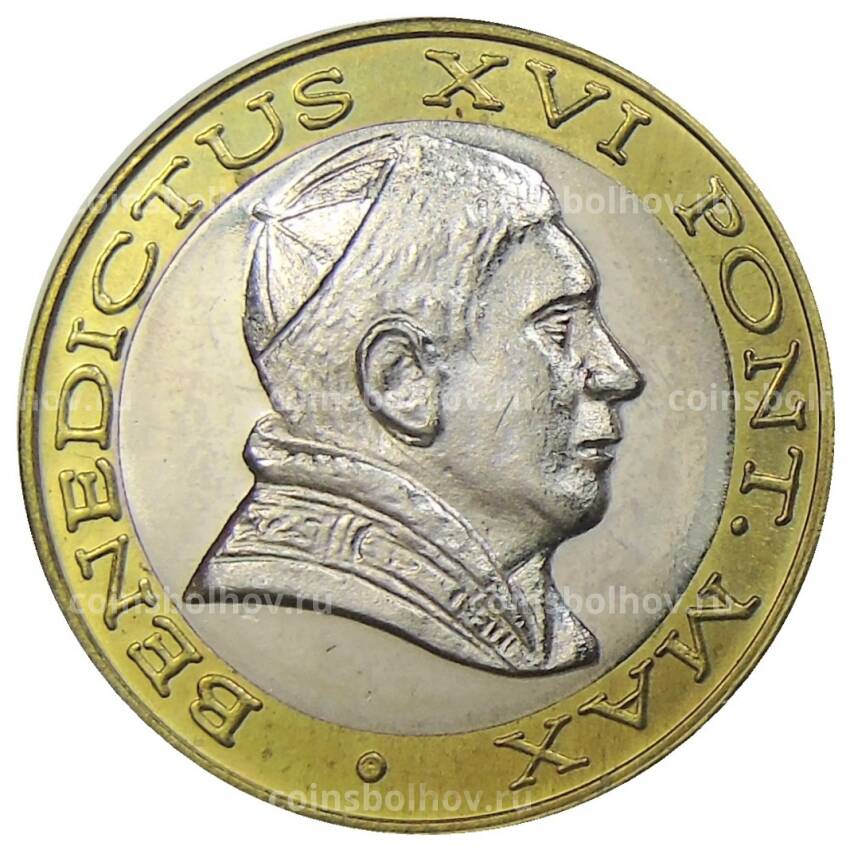 Монета 1 евро 2005 года Ватикан (Проба, Unusual)
