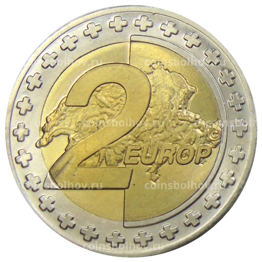 Монета 2 евро 2003 года Швейцария (Проба, Unusual) (вид 2)