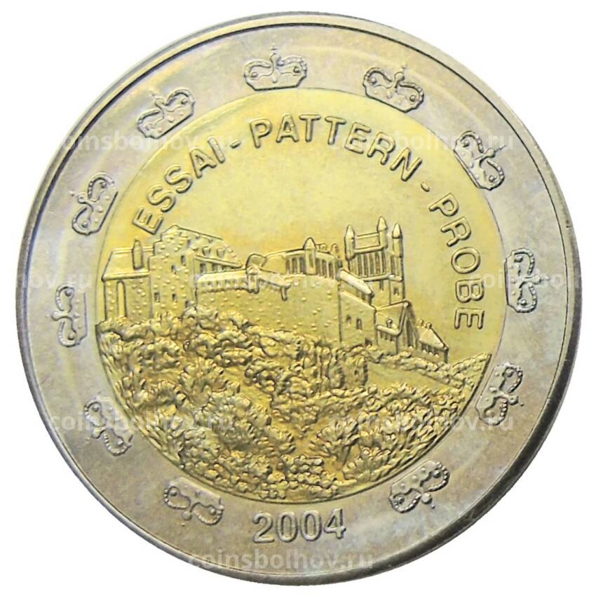 Монета 2 евро 2004 года Лихтенштейн (Проба,Unusual)