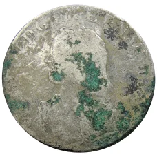 Монета 1 экю 1726 -1741 годы Франция (Людовик XV) (аверс)