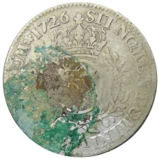 Монета 1 экю 1726 года A Франция (Людовик XV) (реверс)