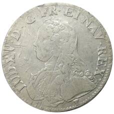 Монета 1 экю 1730 года 9 Франция (Людовик XV) (аверс)