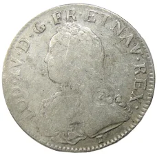 Монета 1 экю 1726 года 9 Франция (Людовик XV) (аверс)