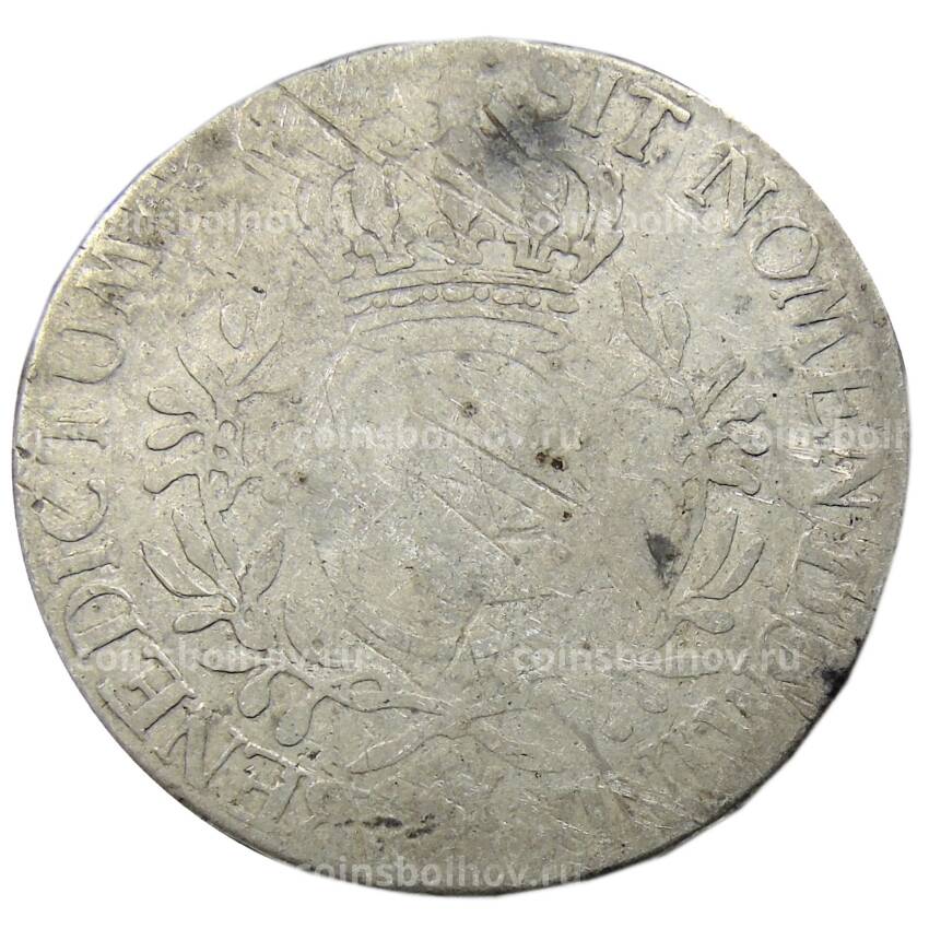 Монета 1 экю 1726-1741 годы Франция (Людовик XV) (вид 2)