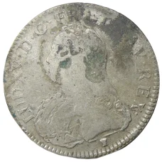 Монета 1 экю 1726 года 9 Франция (Людовик XV) (аверс)