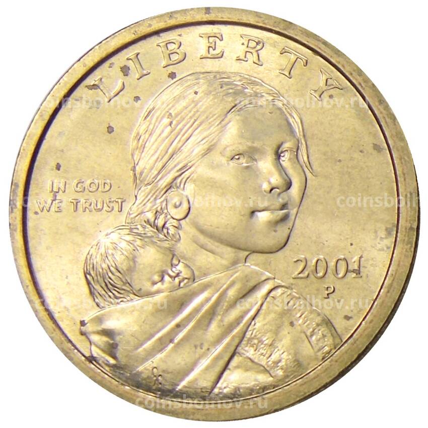 Монета 1 доллар 2004 года P СШA —  Сакагавея «Парящий Орёл»